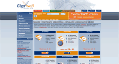 Desktop Screenshot of gigaweb.cz